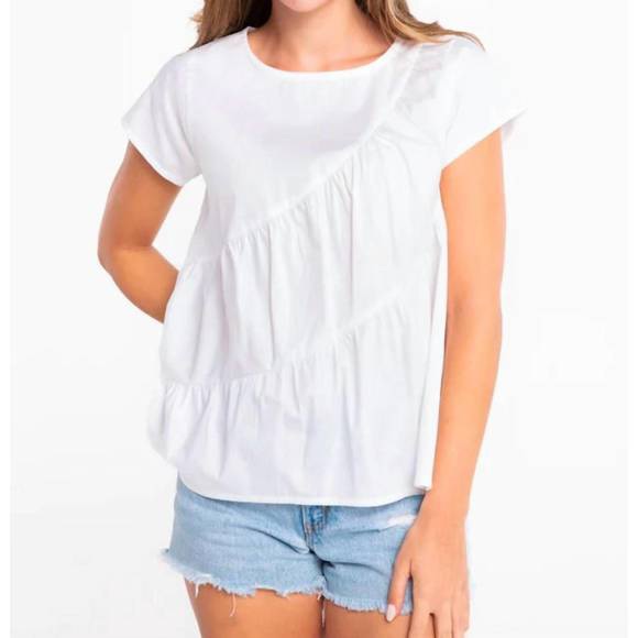 S’edge Paige White Top